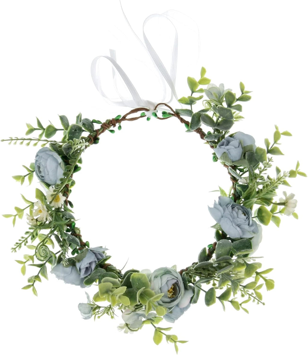 Camellia Flower Crown Rose Headpiece Wedding Bridal Flower Girl Halo Maternity Photo Props FL-03